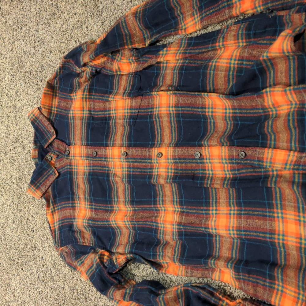 Flannel button down